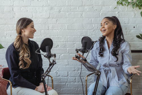 Guest being interviewed on a lesser-known industry-specific podcast