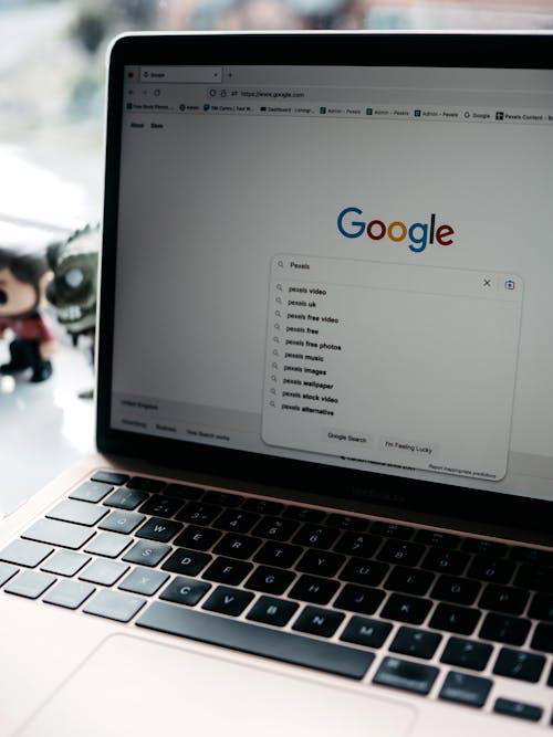  Google search with top links 
